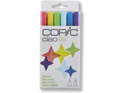 Pack 6 Marcadores COPIC Ciao Brilhantes
