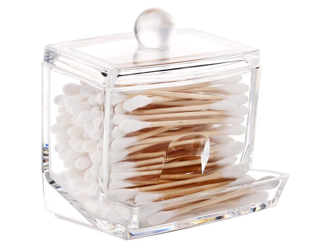 Recipiente para Armazenamento de Cotonetes, Organizador de Cotonetes Dc Swab Parent