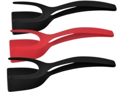 Pinças De Cozinha Alipis Silicone Espesso E Antiderrapante, Conjunto De 3 Utensílios Essenciais Para Churrasco, Uso