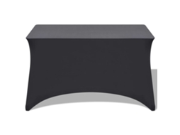 Maison Exclusive - Capa Extensível Para Mesa 2 Pcs 120x60,5x74 Cm Antracite