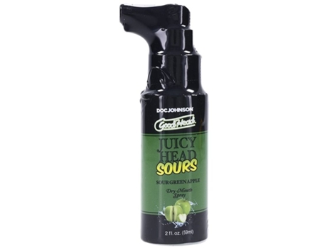 Doc Johnson - GoodHead Juicy Head Dry Mouth Spray Sour - Manzana - 60 ml