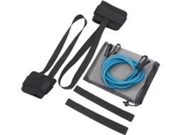 Kit De Treinamento Resistência Para Natação Com Faixas Elásticas E Tiras Os Pés Exercícios Força Na Piscina