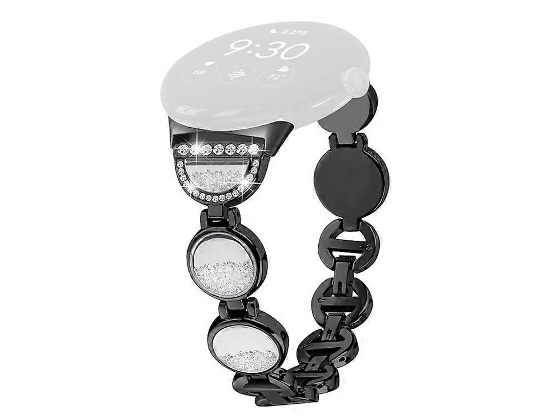 Pulseira De Relógio Quicksand Compatível Com Google Pixel Watch Com Decoração De Strass Olysi Shop