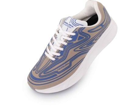 Tênis Fessura Fessura Wmns Runflex 01 unissex em terra e branco