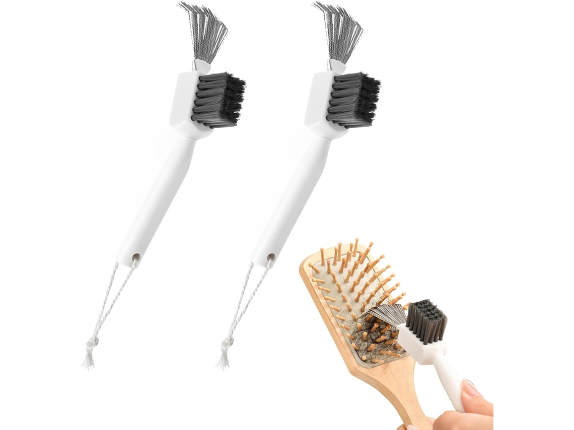 2 Escovas ZYBLSSBB para pente, limpeza de cabelo