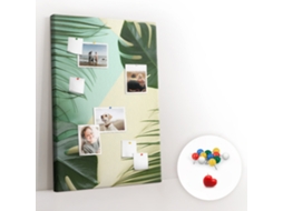 Quadro De Cortiça Com Impressão Monstera Tropical Para O Corredor Espelharte (80x120 Cm)