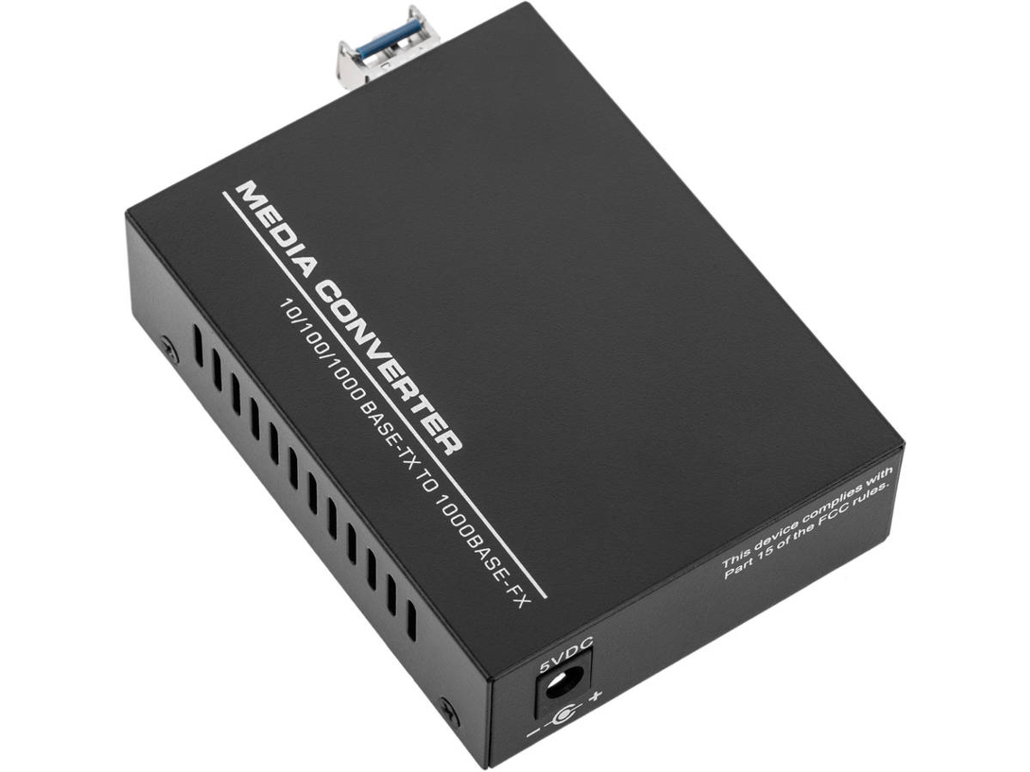 Conversor fibra óptica BEMATIK Km UF02100 100 Mbps RJ45 LC monomodo 30 ...