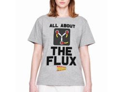 Rockinstone Back To The Future Movie All About Flux Heather Gray Adult T-shirt Size:xxxl