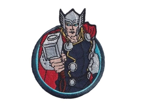 Patch Ecusson Termocolante Thor Vingadores 6,50 X 8 Cm Mono Quick