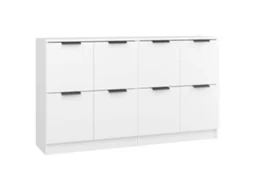 Sideboard, Sideboards Vidaxl Branco Madeira Processada (n/a)