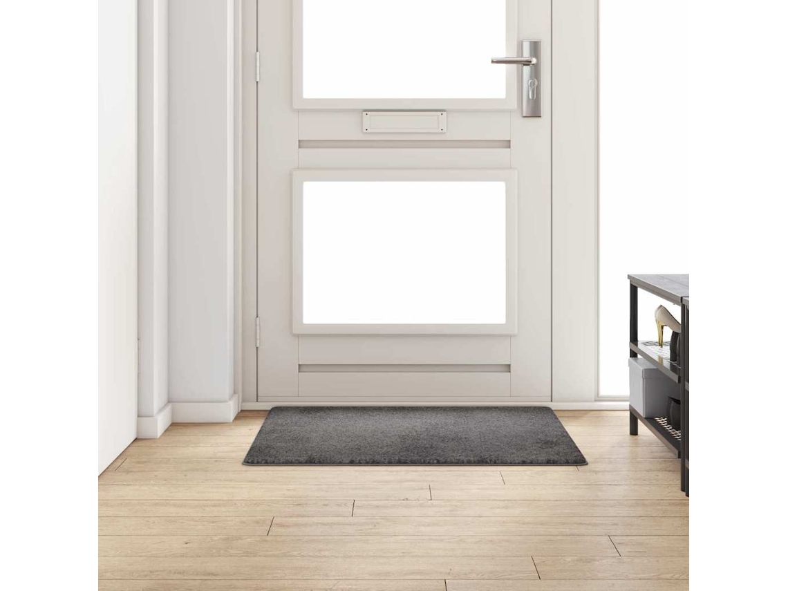 Vidaxl Runner De Carpete Cinzento 100 X 100 Cm 100% Polipropileno Tuft