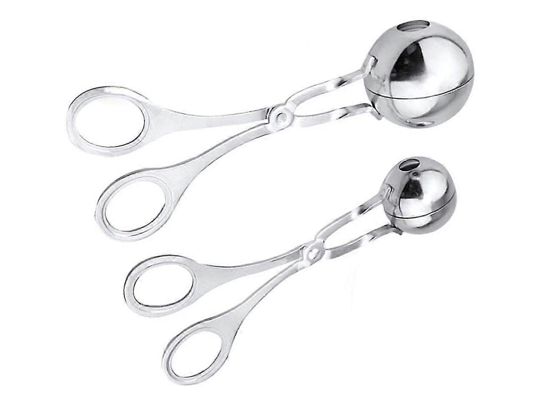 Meatball Tong Em Aço Inox Moldador De Bolinhas De Carne E Garra De Comida