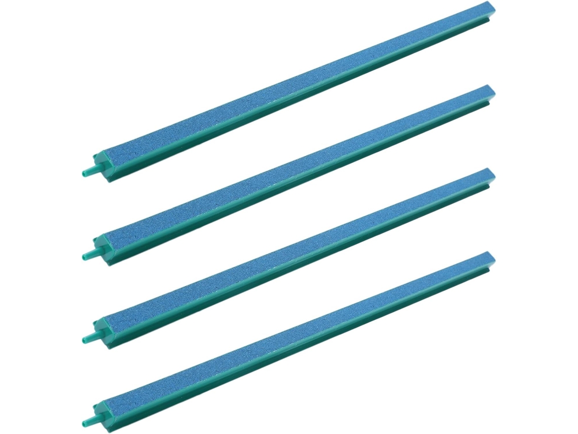 4 Pedras De Ar Para Aquário De 50 Cm (20 Polegadas) Com Liberação De Bolhas, Azul E Verde