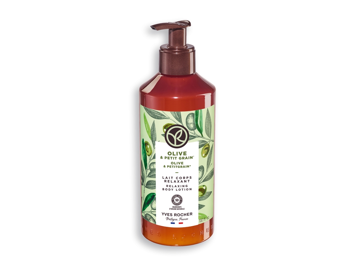 Leite para Corpo YVES ROCHER FRANCE Azeitona & Laranja-Amarga 390Ml