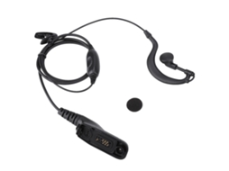 Fone de Ouvido Mali com Microfone e Gancho em Forma G para Rádios Motorola Dp4800 P8268