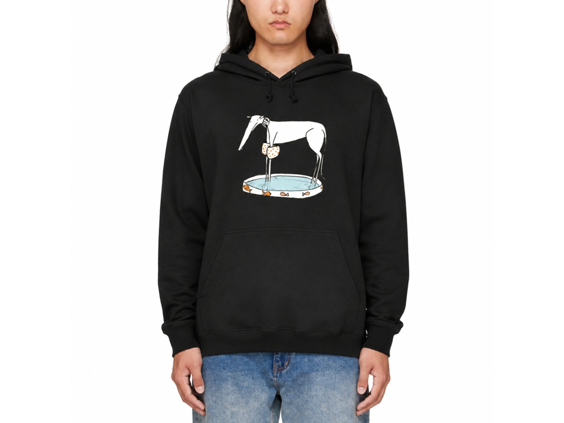 Rockinstone I Can Swim Now Black Hoodie Unique Designer Style