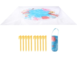Piscina Dobrável Para Praia, Piscina De Praia Com Bolsa De Armazenamento, Tapete Portátil Para Viage Vayotoy