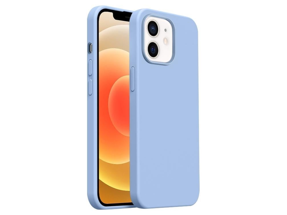 Capa De Silicone Líquido Ultra Fina Para Iphone 12 - Cobertura Total - Magsafe