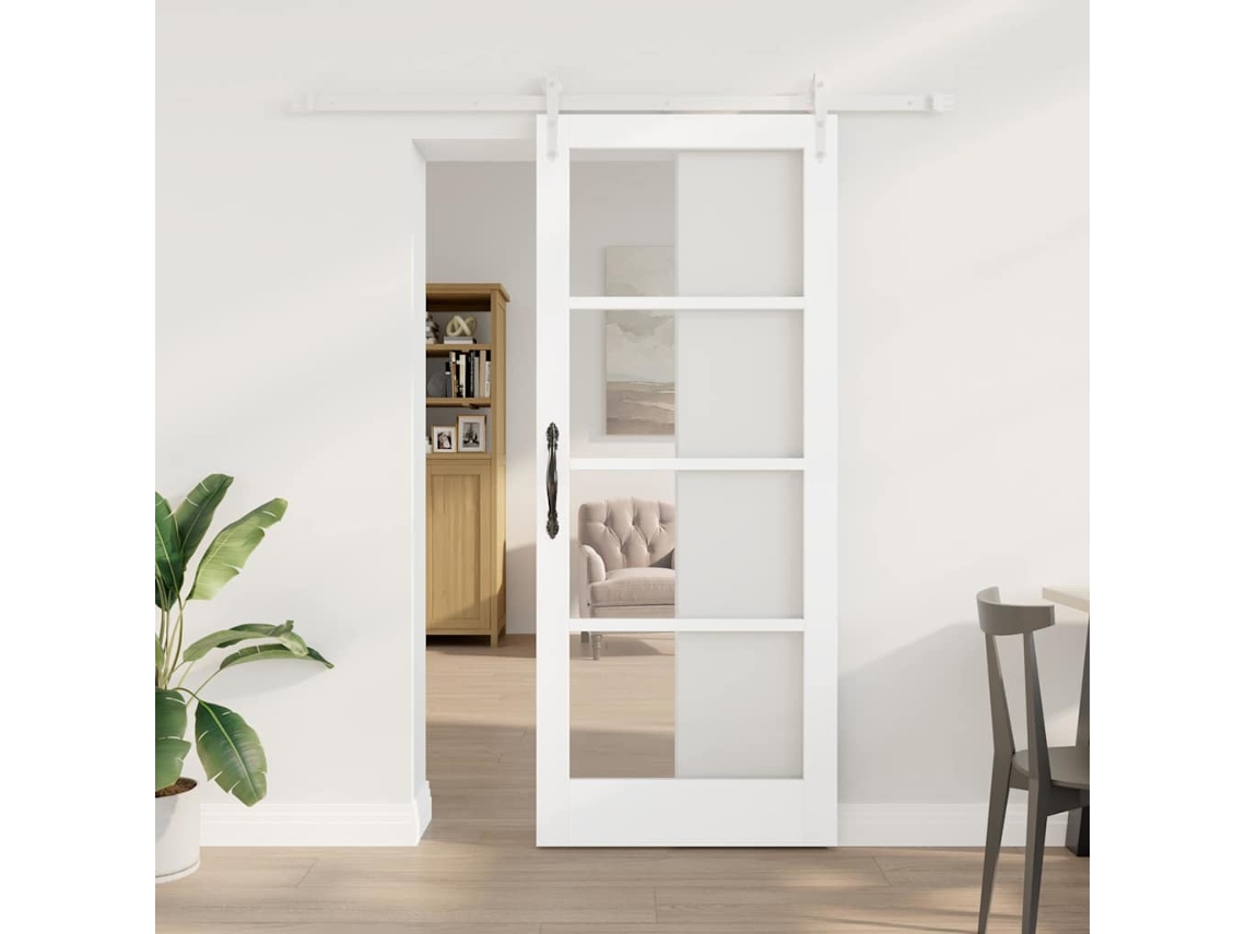 Vidaxl Porta Deslizante Branco 83 X 202 Cm