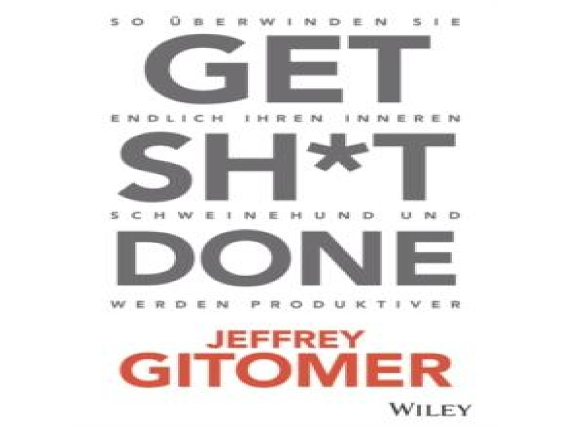 Livro Get Sht done de Jeffrey Gitomer (Alemão)