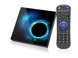 Caixa De Tv, 4 Gb Ram 64 Gb Rom Allwinner H616 Quad Core 64 Bit Arm Cortex A53 Android Box Com 2,4 Ghz/5,0 Ghz Wifi 10/100 M Ethernet Yizhood (preto)