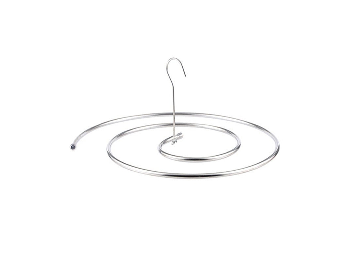 Penduradores de Cobertor em Espiral, Aço Inoxidável, 2 Pcs ZYBLSSBB