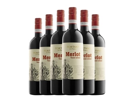 Vinho FORTANT DE FRANCE Terroir Littoral Merlot Vin de Pays d'Oc (0.75 L - 6 Unidades)