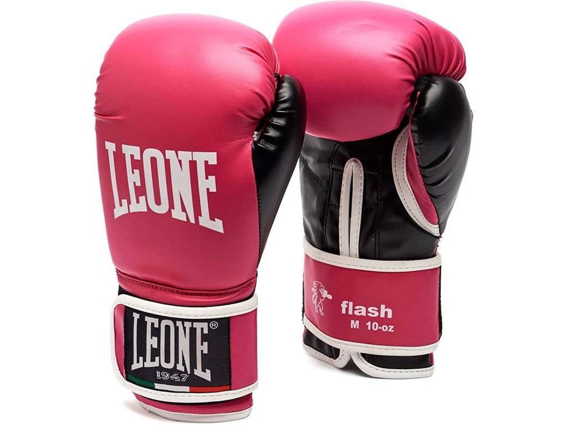 Luvas de Muay LEONE1947 Flash Rosa (6 Oz)
