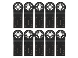 10 Peças De Lâmina De Serra Oscilante 34mm Bimetálica Kit De Ferramenta Multifuncional Para Starlock