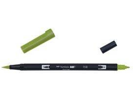Marcador  ABT Dual Brush Pen Verde Azeitona Escuro