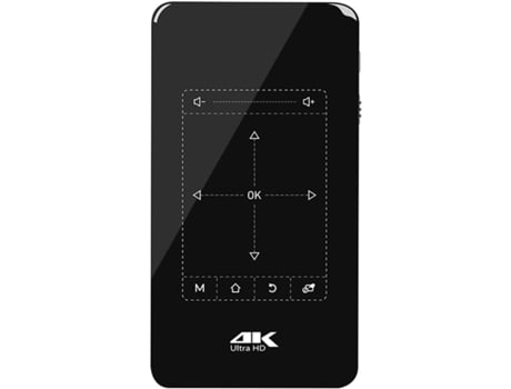 Mini Projetor 3d Wifi Android 4k Hd Para Entretenimento Doméstico Com Controle Remoto, Tripé E Plugue Ue Lyx