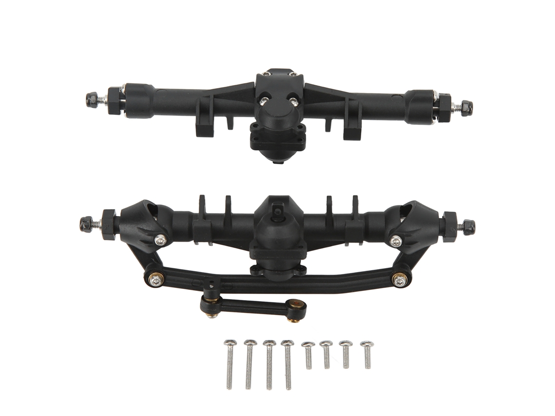 Kit De Eixos Dianteiro E Traseiro Portal Para Carro Controle Remoto Axial Scx24 1/24 Peças De Reposição