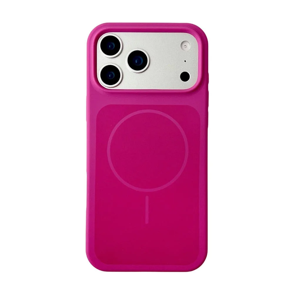 Capa Magsafe Com Proteção Contra Quedas Para Iphone (vermelha, Iphone 17 Pro), Capa De Silicone Líquido Com Toque Suave.