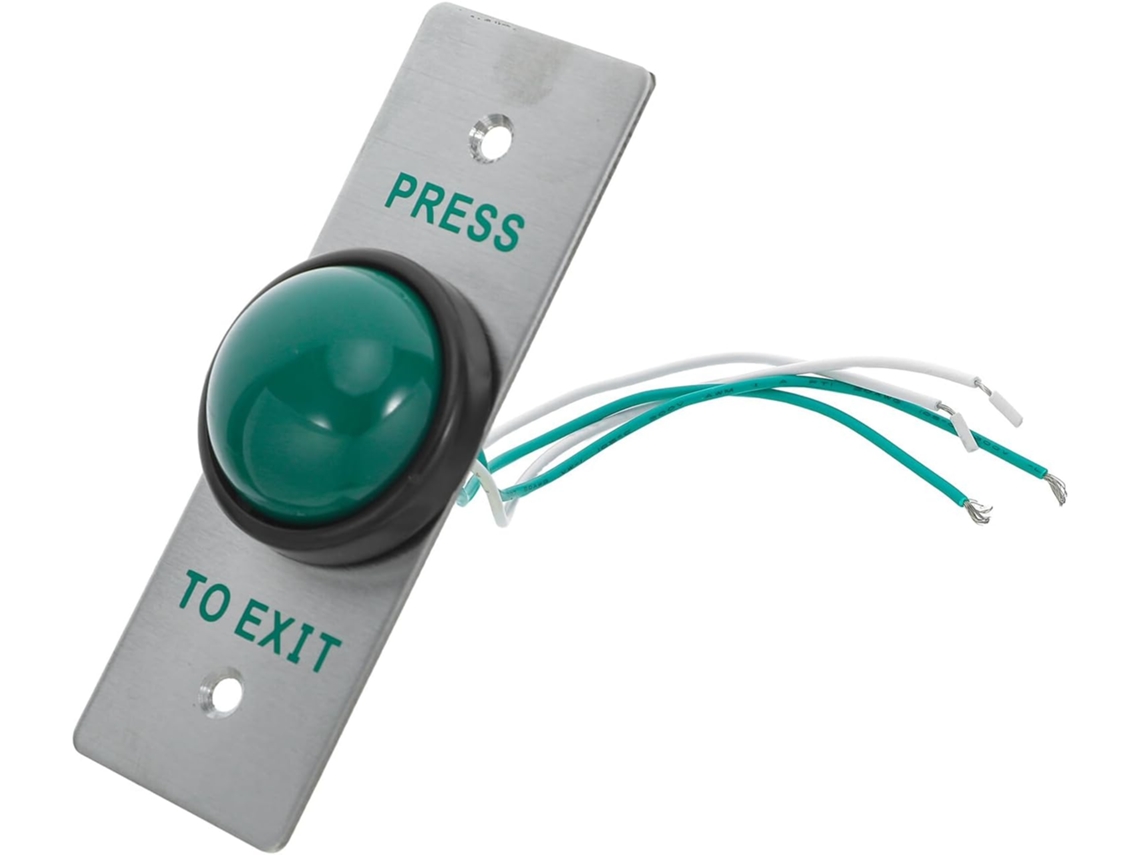 Botão De Controle Porta Com Função Reinicialização Automática E Tecnologia Detecção Precisão Em Aço Inoxidável
