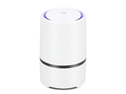 Purificador De Ar Hepa Portátil Baixo Ruído Luz Noturna Bestvite Branco