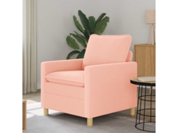 Vidaxl Sofá Rosa 76 X 81 X 87,5 Cm Tecido