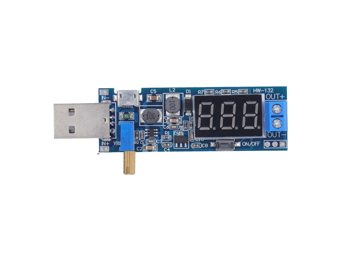 Módulo de alimentação usb conversor regulador de tensão buck boost dc3.5‑12v para dc1.2‑24v | S/MARCA