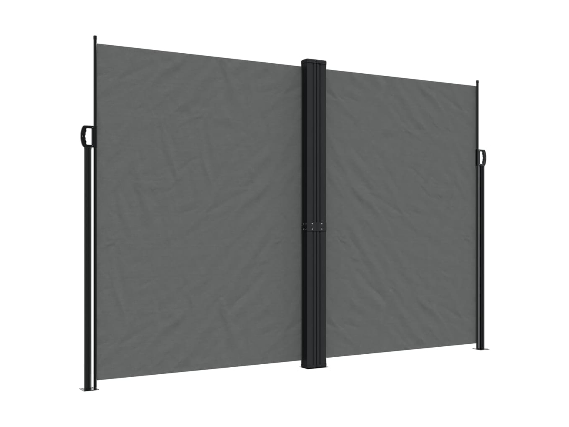 Retractable Side Awning, Retractable Side Awnings Vidaxl Antracite Poliéster (220 X 600 Cm)
