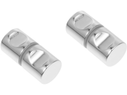 Balacoo Conjunto De 2-puxadores Para Porta Box Chuveiro Fácil Instalação Design Simples E Combina Com Diversos Estilos