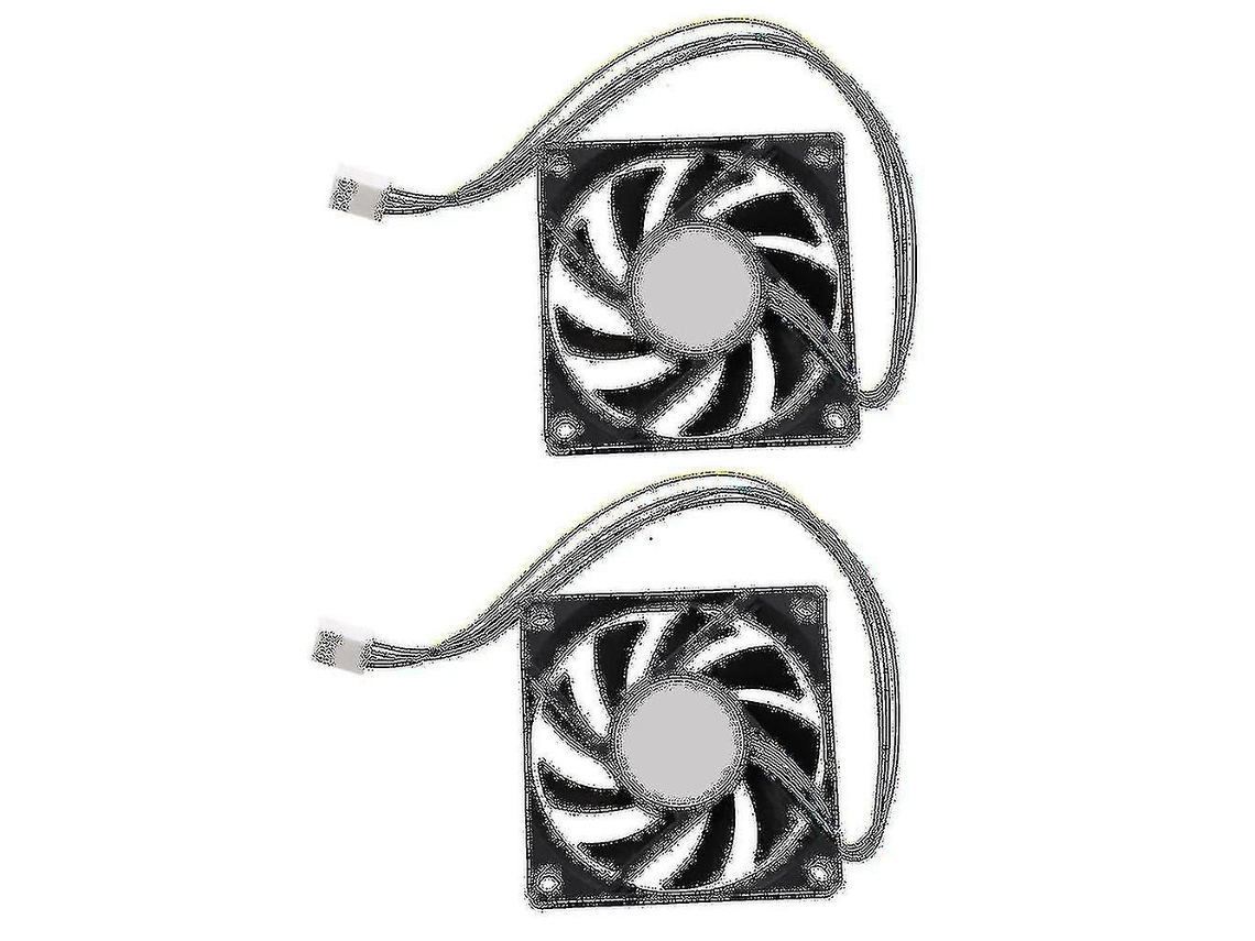 2x 70x70x15mm 12v 4 Pinos Pwm Pc Gabinete De Computador Cpu Cooler Ventilador De Resfriamento Preto Aquaforge