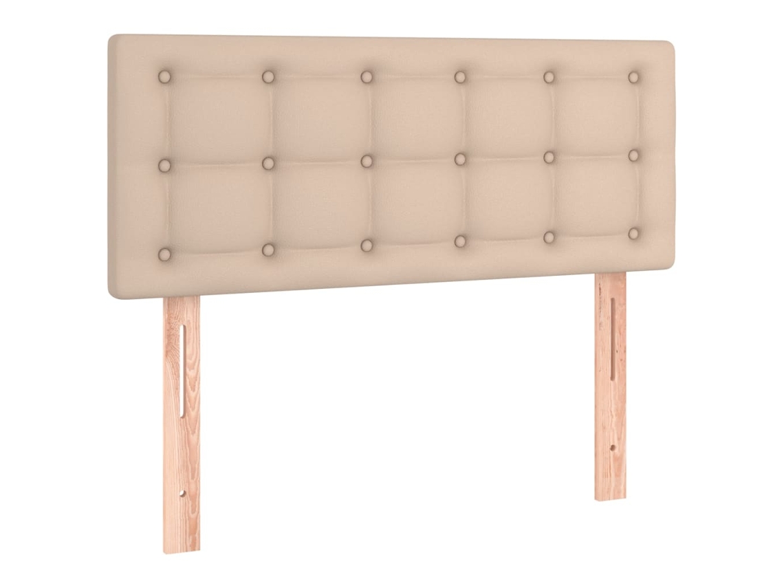 Cabeceira VIDAXL Marrom Couro Artificial (90x5x78/88 cm)