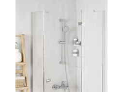 Vidaxl Suporte Para Cabeça De Chuveiro Cromo 70 Cm Aço Inoxidável