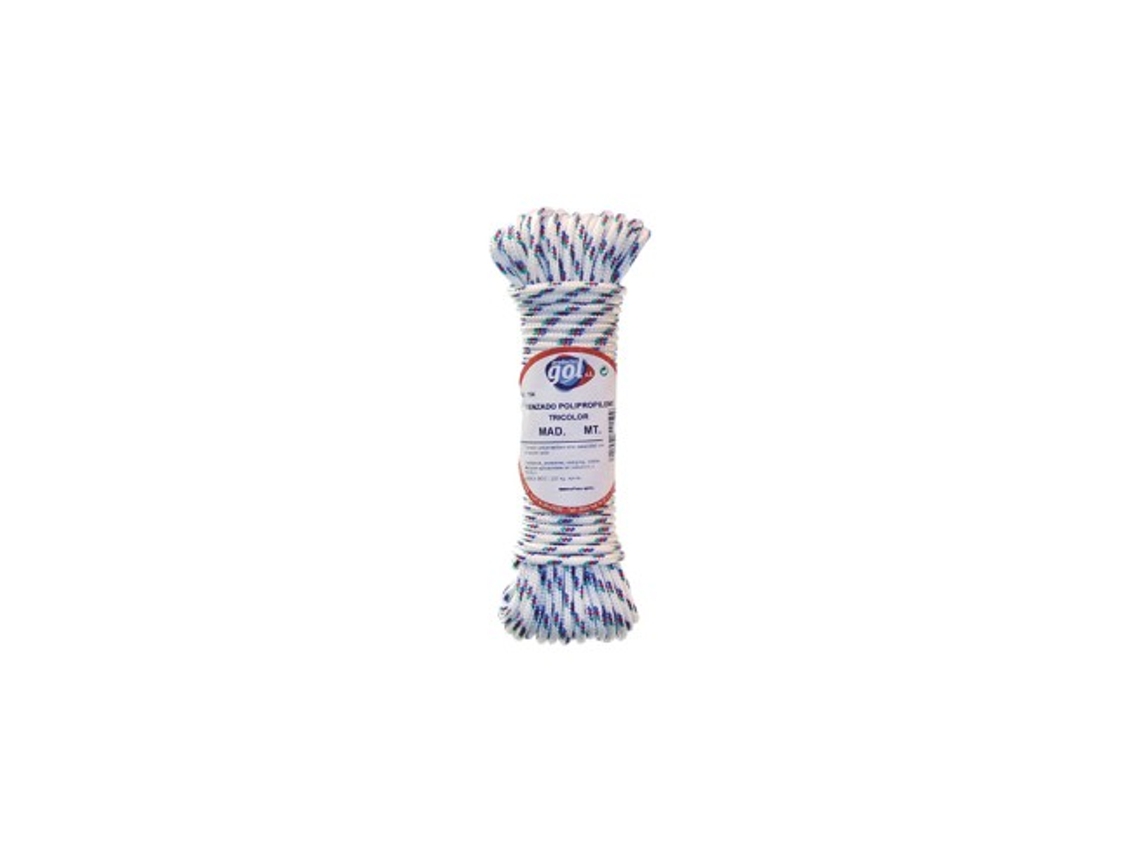 Novelo 15mt Corda Varal 5mm Tricolor 154150 Gol