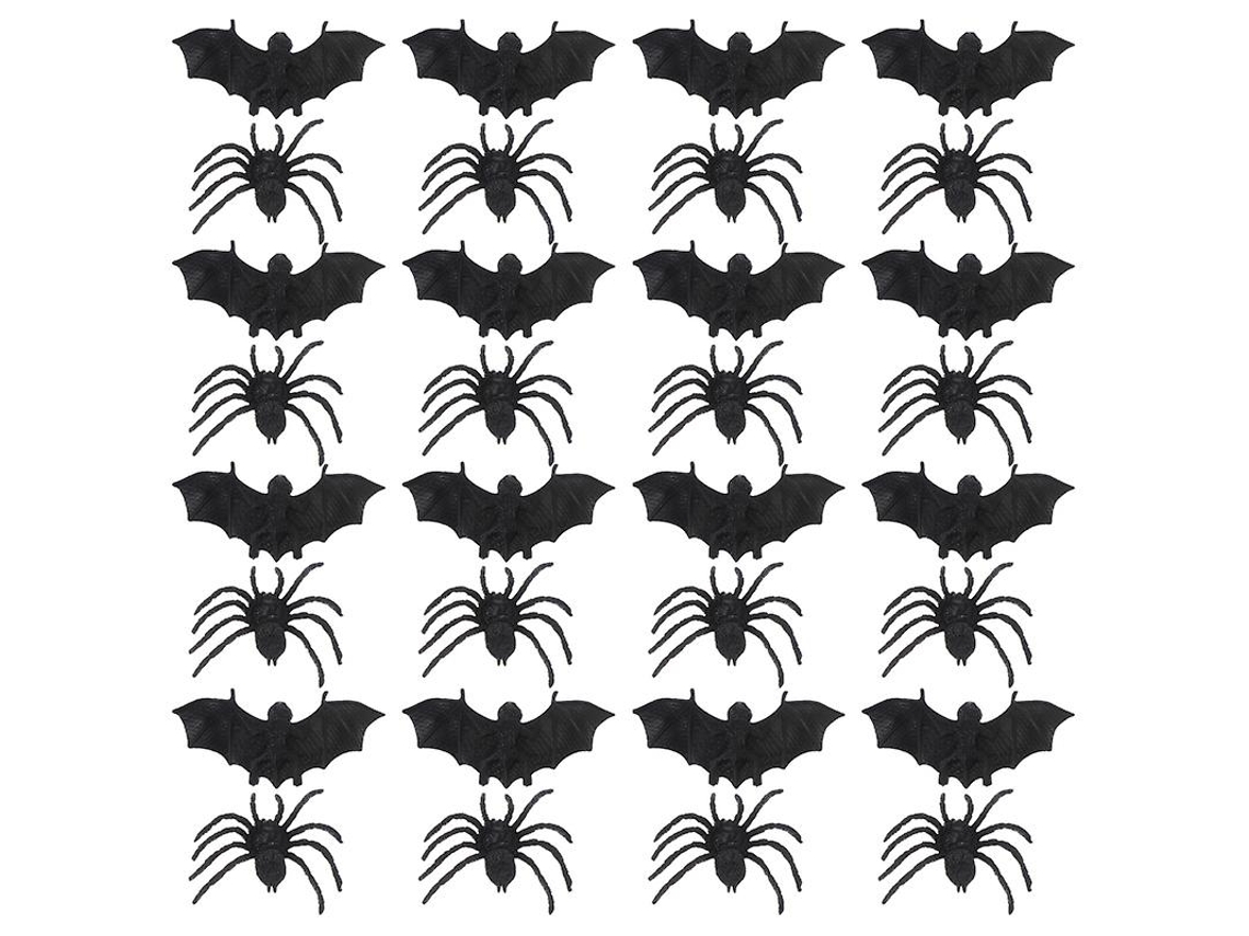 1 Conjunto de Aranha de Plástico de Simulação para Decorações de Halloween ALLINLESS