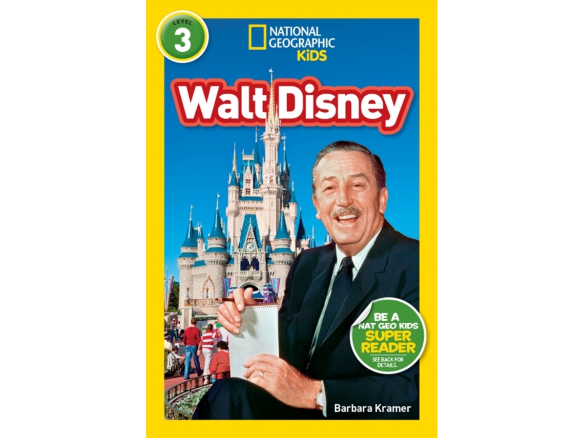 Livro National Geographic Kids Readers Walt Disney de Barbara Kramer (Inglês)