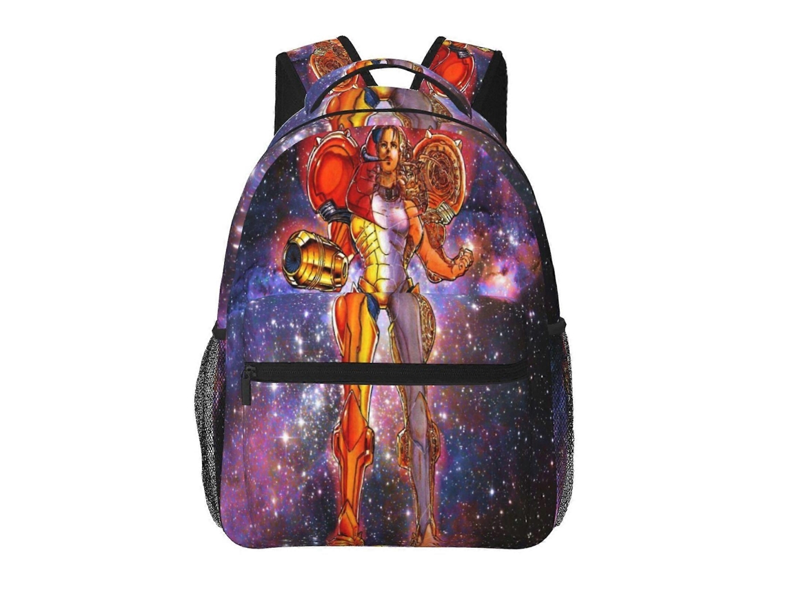 Mochila De Estudante Metroid E88, Durável E Leve, Com Alça De Ombro Impermeável E Respirável. Olysi Shop