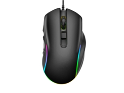 Mouse Gamer com Fio Rgb, 7200 Dpi Ajustável, Macros Personalizáveis e Iluminação Dinâmica