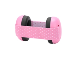 Protector Auricular Para Bebê Menino Com Cordão Elástico Isolação Acústica Redução De Ruído Rosa