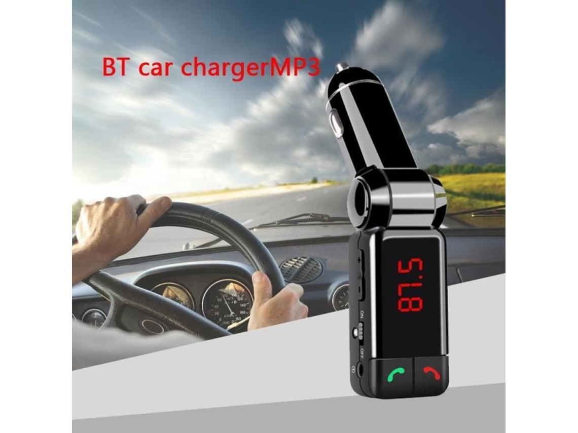Transmissor Fm Bluetooth Veicular, Usb, Carga Rápida, Mãos-livres, Mp3, Visor Lcd
