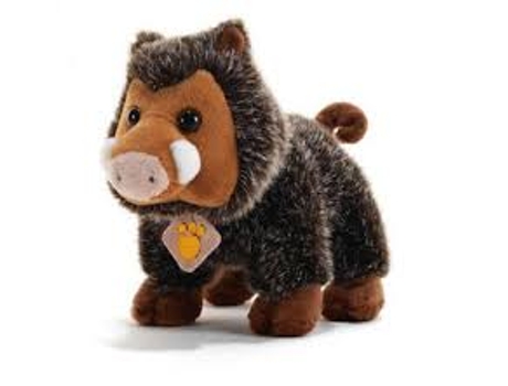 Peluche de Brincar  Javali (Tam: 21 cm - Material: Algodão e Poliéster)